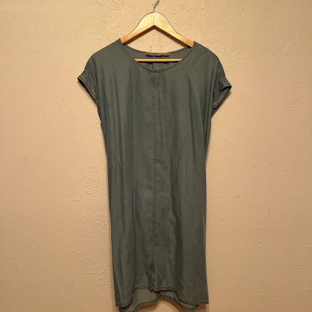 All Saints Chambray Denim  Dress